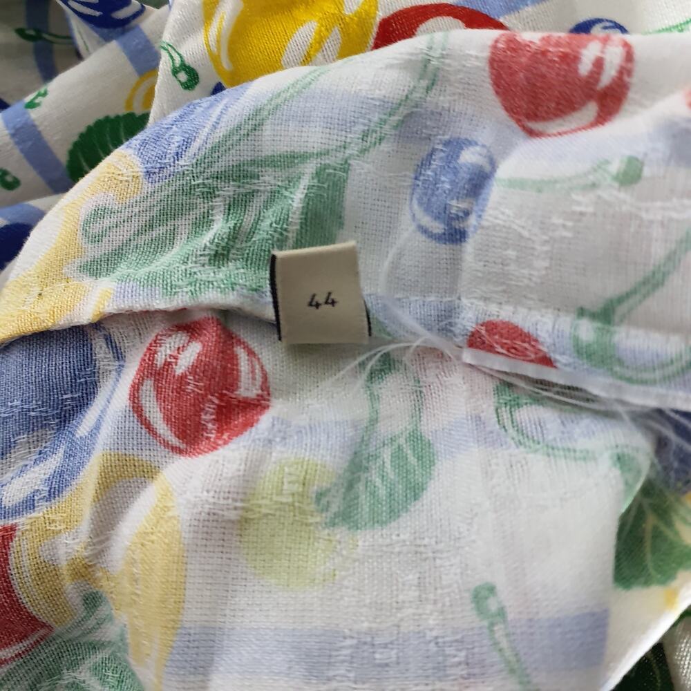 Gucci Print Cherry Stripe Size 44 IT/ US 8 Shirt - Picture 4 of 4